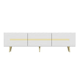 Comoda TV Jose - White, Alb, 180x50x42 cm