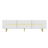 Comoda TV Jose - White, Alb, 180x50x42 cm