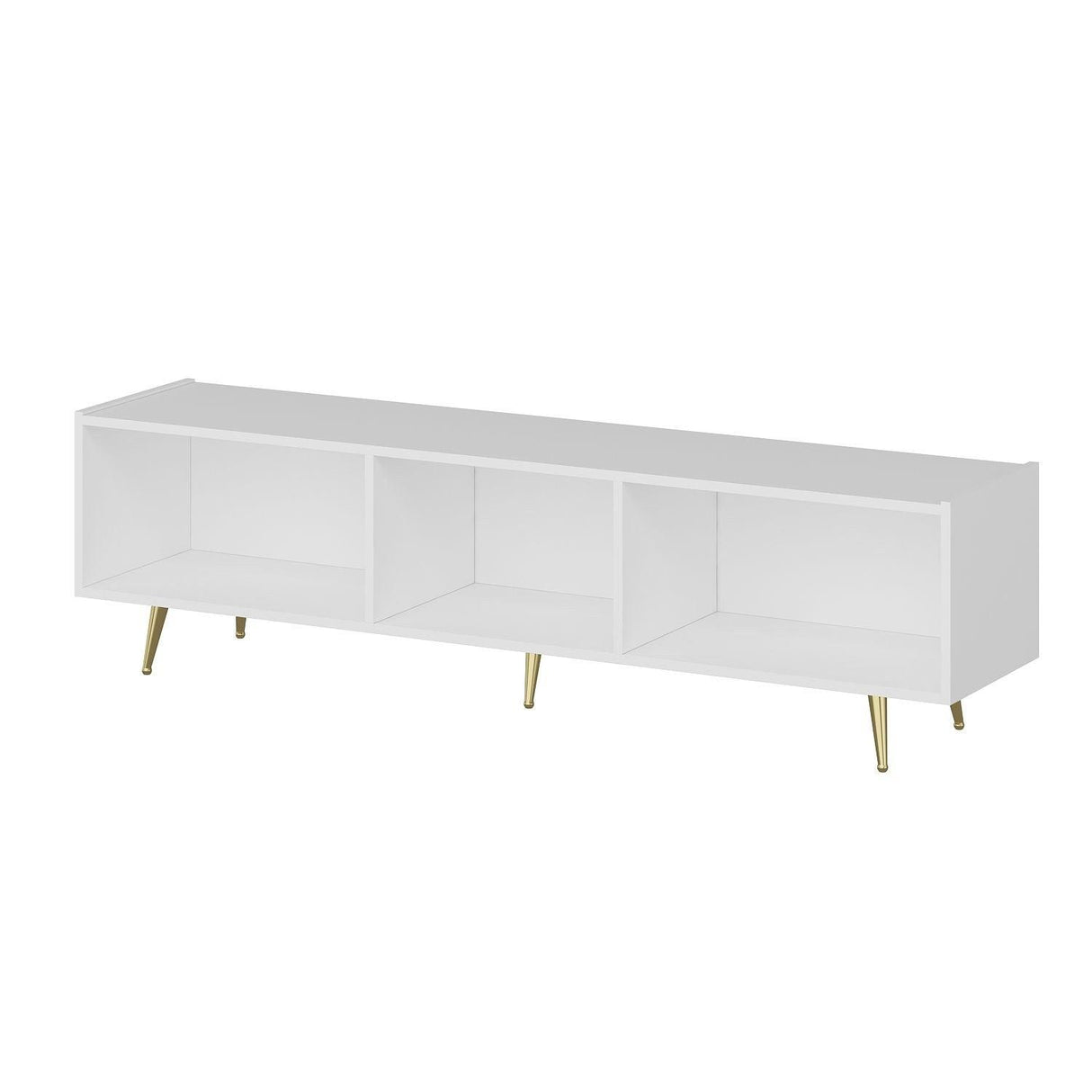 Comoda TV Jose - White, Alb, 180x50x42 cm