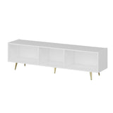 Comoda TV Jose - White, Alb, 180x50x42 cm