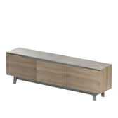 Comoda Tv Kasandra, bej-sonoma, 180x35x49 cm, perspectiva suplimentara