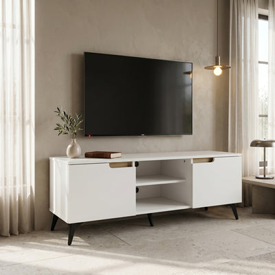 Comoda TV Kemvio, Sonoma, 120x38x44 cm