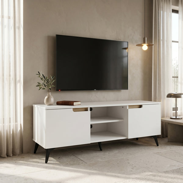 Comoda TV Kemvio, Sonoma, 120x38x44 cm