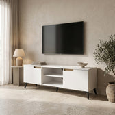 Comoda TV Kemvio, Sonoma, 150x38x44 cm
