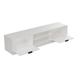 Comoda TV Lemardo, 180x40x40 cm - Alb