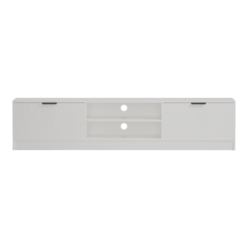 Comoda TV Lemardo, 180x40x40 cm - Alb