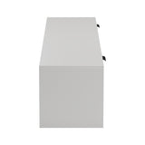 Comoda TV Lemardo, 180x40x40 cm - Alb