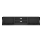 Comoda TV Lemardo, 180x40x40 cm - Negru