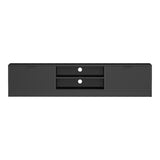 Comoda TV Lemardo, 180x40x40 cm - Negru