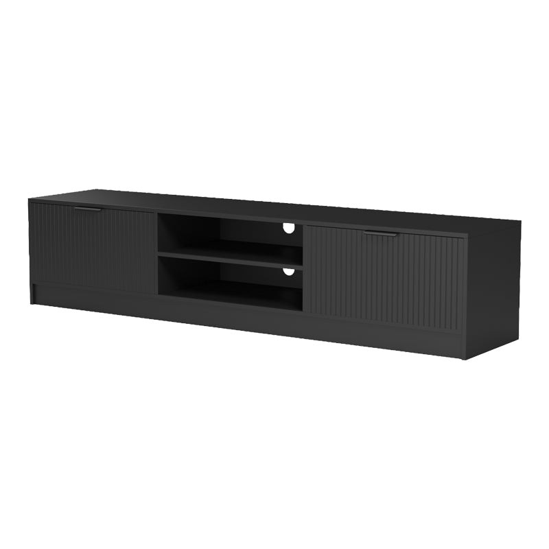 Comoda TV Lemardo, 180x40x40 cm - Negru