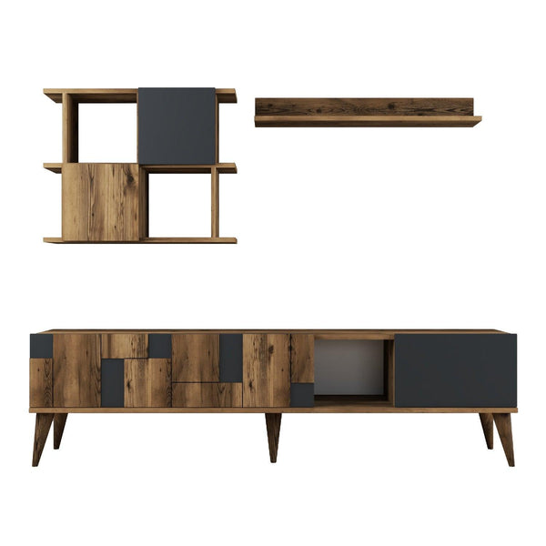 Comoda Tv Madrid TV Unit, Diverse culori, 34x49x180 cm