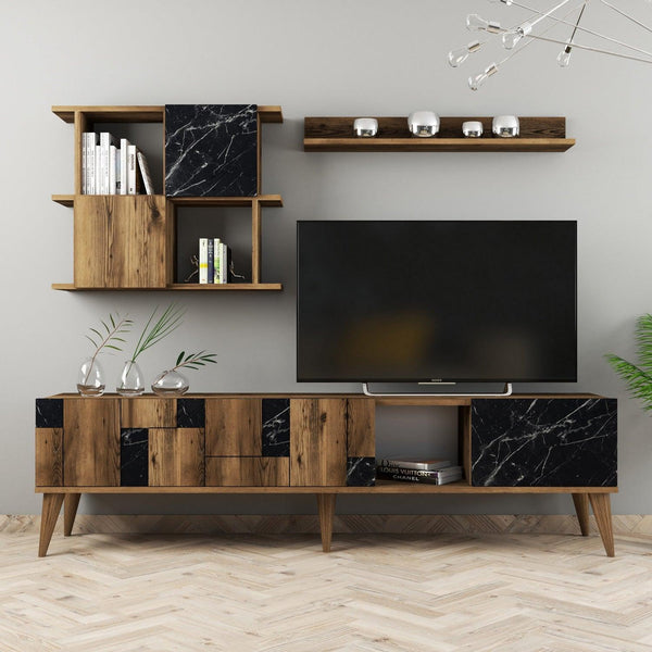 Comoda Tv Madrid TV Unit, Diverse culori, 34x49x180 cm