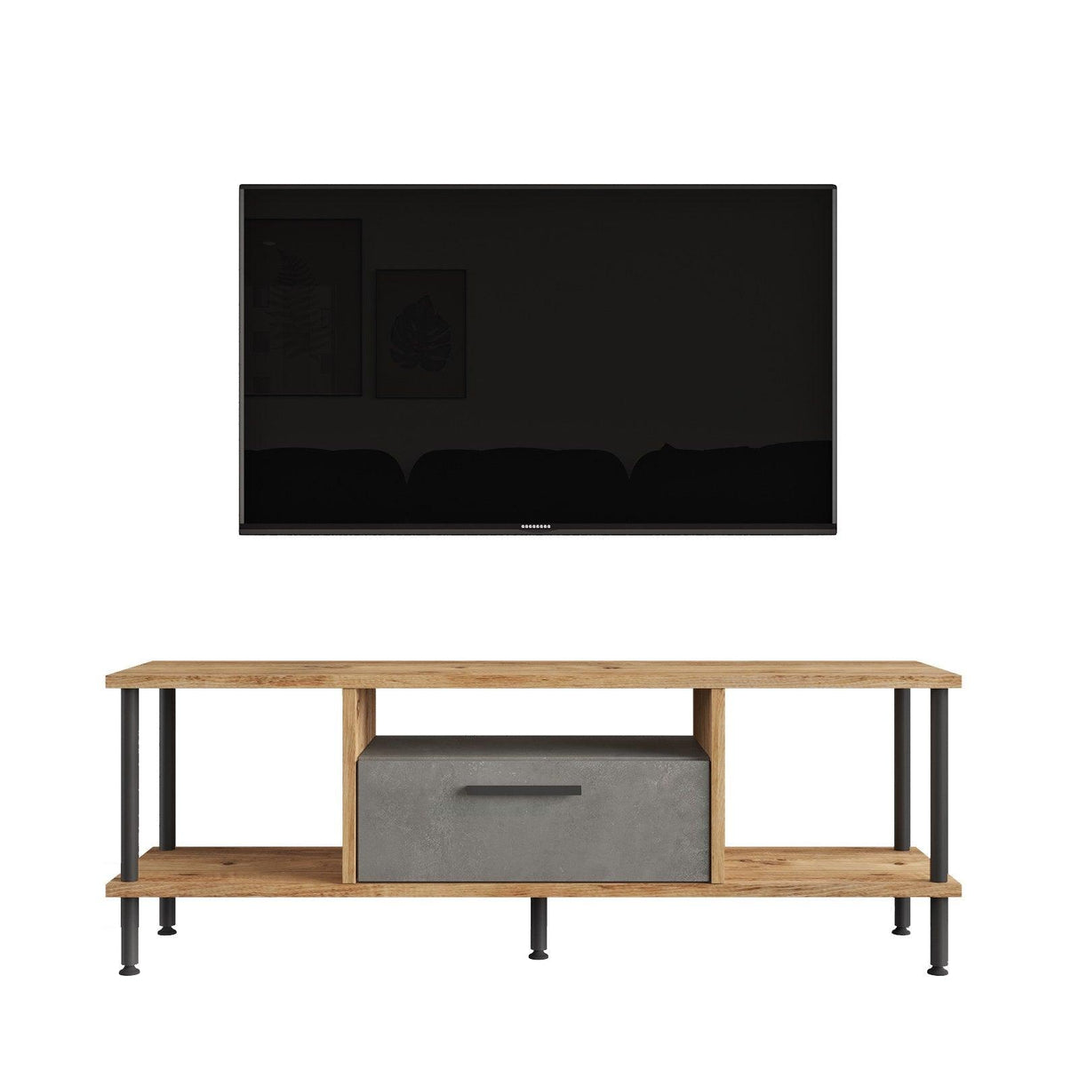 COMODA TV NB1-AG, Stejar, 30x41x120 cm