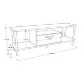 COMODA TV NB1-AG, Stejar, 30x41x120 cm
