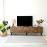 Comodă TV New Line Neostill, stejar - nuc, 180x35 cm - Walnut_552NOS2426