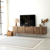 Comodă TV New Line Neostill, stejar - nuc, 180x35 cm - Walnut