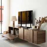Comodă TV New Line Neostill, stejar - nuc, 180x35 cm - Walnut