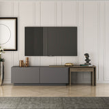 Comoda TV Oslo Antec, Anthracite Walnut - White Atlantic Pine, 180x43 cm - Anthracite
Walnut