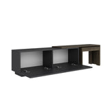 Comoda TV Oslo Antec, Anthracite Walnut - White Atlantic Pine, 180x43 cm - Anthracite
Walnut