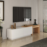 Comoda TV Oslo Antec, Anthracite Walnut - White Atlantic Pine, 180x43 cm - White
Atlantic Pine