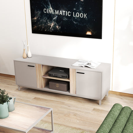 Comoda TV Polenio, Natural, 150x40x53 cm
