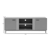 Comoda TV Polenio, Natural, 150x40x53 cm