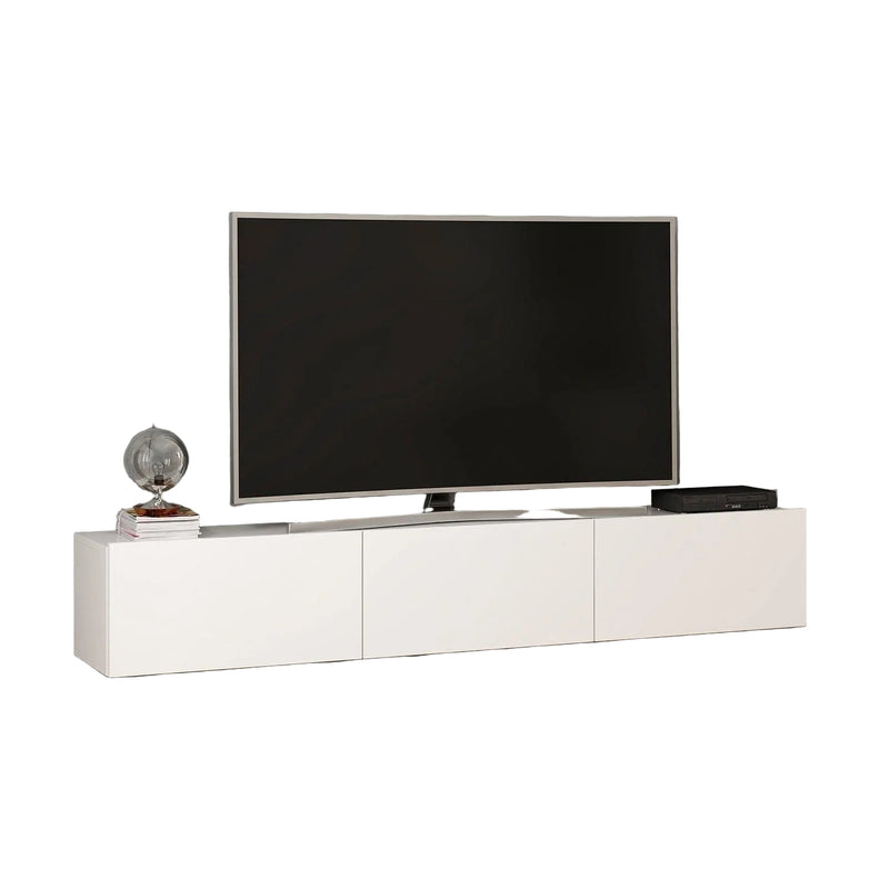 Comoda TV Rigel - White, Alb, 180x30x32 cm
