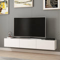 Comoda TV Rigel - White, Alb, 180x30x32 cm