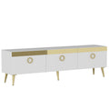 Comoda TV Safar - White, Alb, 45x30x150 cm