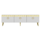 Comoda TV Safar - White, Alb, 45x30x150 cm