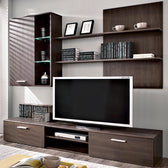 Comoda TV Salome LED, Nuc, 200x41x190 cm, imagine suplimentara
