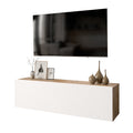 Comoda TV Serit Alb - Stejar