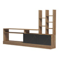 Comoda TV Seruno, Maro, 170x25x100 cm, perspectiva suplimentara