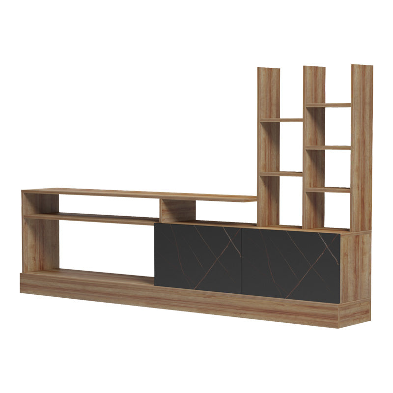 Comoda TV Seruno, Maro, 170x25x100 cm, perspectiva suplimentara