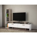 Comoda Tv Simal - White, Cordoba, Alb, 149 x 171 x 32 cm