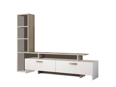 Comoda Tv Simal - White, Cordoba, Alb, 149x171x32 cm, foto produs