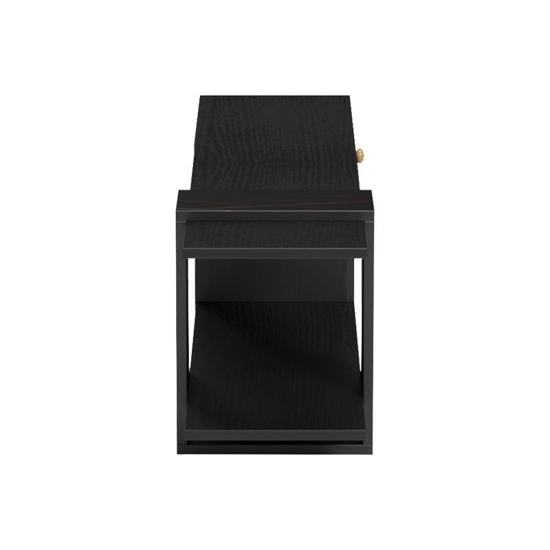 Comoda TV Standi, Negru, 120x25x36 cm