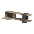 Comoda TV Standi, Sonoma, 120x25x37 cm, imagine ambient