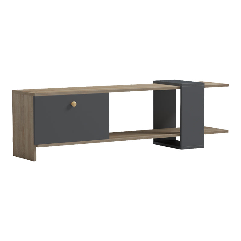 Comoda TV Standi, Sonoma, 120x25x37 cm, detaliu produs