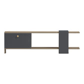 Comoda TV Standi, Sonoma, 120x25x37 cm, imagine produs 4
