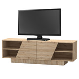 Comoda TV Stevie, Sonoma, 160x40x50 cm - Stejar
