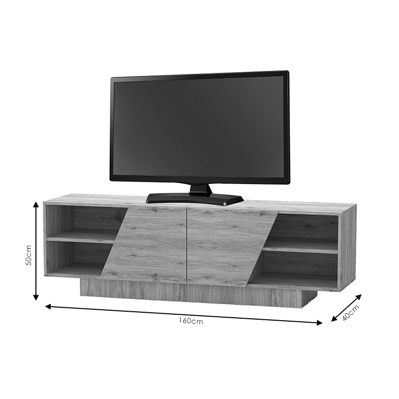 Comoda TV Stevie, Sonoma, 160x40x50 cm - Stejar