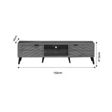Comoda TV Thelma, Sonoma, 150x40x41 cm