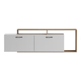 Comoda TV Tobler, Alb, 170x40x53 cm