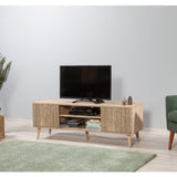 COMODA TV Truva -  TV Stand 5, Stejar Sonoma, 50x40x140 cm