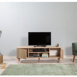COMODA TV Truva -  TV Stand 5, Stejar Sonoma, 50x40x140 cm