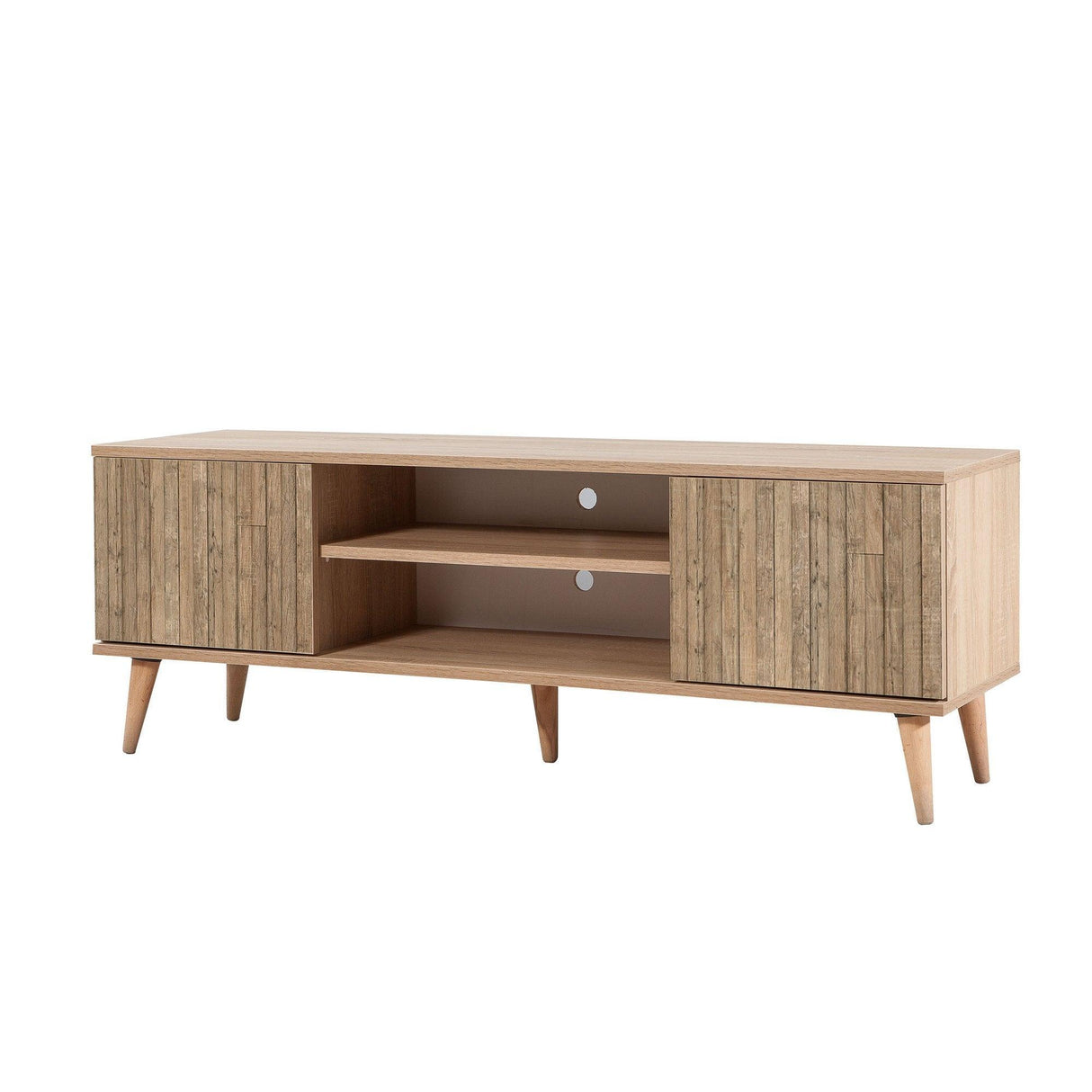 COMODA TV Truva -  TV Stand 5, Stejar Sonoma, 50x40x140 cm
