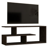 Comoda TV Waldo, Natural, 100x30x40 cm - Negru