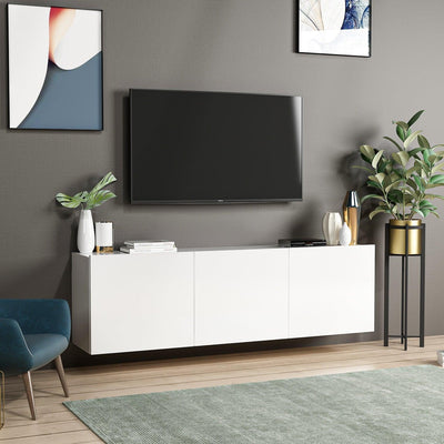 COMODA TV White, Alb, 31x44x150 cm