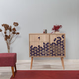 Comoda Verybox - Dresser 4, Sonoma, 90x40x90 cm